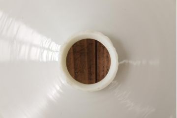 昭和レトロ　平笠シェードが昔懐かしいペンダントライト2個セット(天井照明、吊り下げ照明)