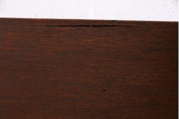 アンティーク雑貨　昭和中期　ワックス仕上げ　DIY素材におすすめな味のあるラワン材一枚板(古材、材料)(1)