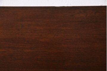 アンティーク雑貨　昭和中期　ワックス仕上げ　DIY素材におすすめな味のあるラワン材一枚板(古材、材料)(2)