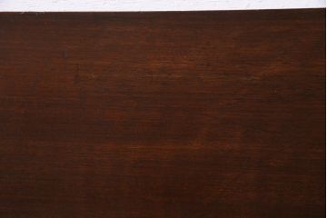 アンティーク雑貨　昭和中期　ワックス仕上げ　DIY素材におすすめな味のあるラワン材一枚板(古材、材料)(2)