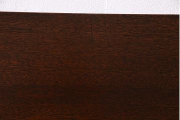 アンティーク雑貨　昭和中期　ワックス仕上げ　DIY素材におすすめな味のあるラワン材一枚板(古材、材料)(3)
