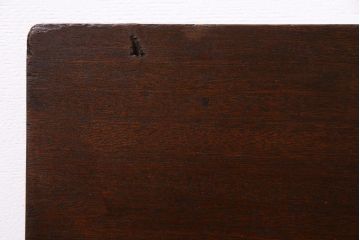 アンティーク雑貨　昭和中期　ワックス仕上げ　DIY素材におすすめな味のあるラワン材一枚板(古材、材料)(3)