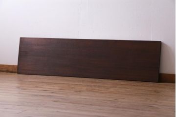 アンティーク雑貨　昭和中期　ワックス仕上げ　味のある風合いが魅力のラワン材一枚板(古材、DIY素材、材料)