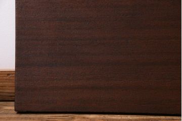 アンティーク雑貨　昭和中期　ワックス仕上げ　味のある風合いが魅力のラワン材一枚板(古材、DIY素材、材料)