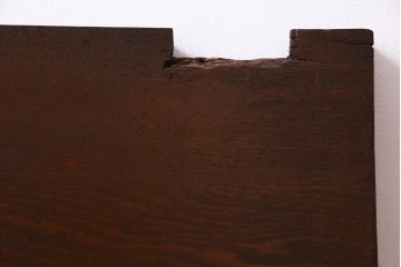 アンティーク雑貨　明治大正期　DIY　力強い見事な木目が楽しめる古材一枚板(材料)