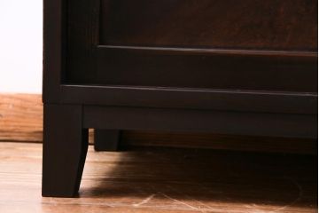 ラフジュ工房オリジナル　古建具リメイク　鎧戸を活かした立派な佇まいのサイドボード(テレビボード、戸棚、収納棚)