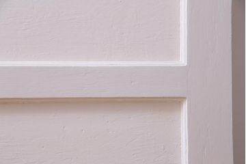 イギリスアンティーク　当時物のステンドグラスがおしゃれな当店ペイントの木製ドア(扉)