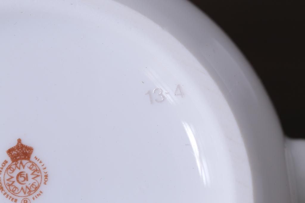 ROYAL WORCESTER(ロイヤルウースター)　WORCESTER　HERBS(ウースターハーブ)　コーヒーカップ2点セット