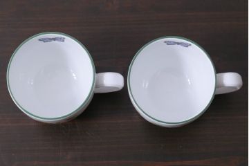 イギリス　ROYAL WORCESTER(ロイヤル ウースター)　HERBS(ハーブス)　カップ&ソーサー2客セット(2)