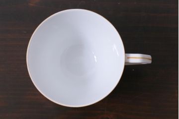 中古　ノリタケ(Noritake)　月桂樹-マルキ印　彩色ゆたかな上品なカップ&ソーサー2客セット(洋食器)(1)