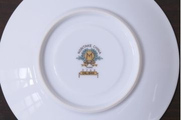 中古　オールドノリタケ(Noritake、則武)　月桂樹-М　CALIBAN　品のあるデザインが素敵なカップ&ソーサー2客セット(洋食器)(1)