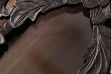 アンティーク雑貨　明治期　JUNGHANS(ユンハンス)社　国産箱　黒柿材　優美さと気品あふれる振り子時計(柱時計、掛け時計)