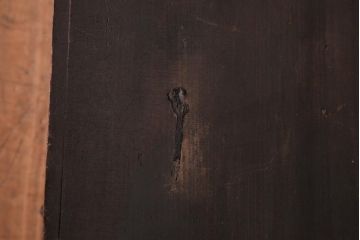アンティーク雑貨　明治期　JUNGHANS(ユンハンス)社　国産箱　黒柿材　優美さと気品あふれる振り子時計(柱時計、掛け時計)