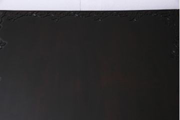 アンティーク家具　特注品　激レア!　華やかさが際立つ軽井沢彫りバタフライテーブル(エクステンションテーブル、ダイニングテーブル)(1)