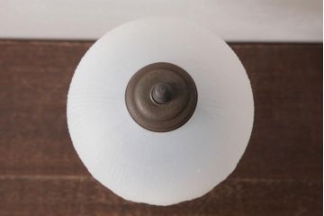 和製アンティーク　鉄製支柱　和とクラシカルな雰囲気のスタンドライト(卓上照明、デスクランプ)