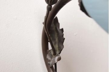 フランスアンティーク　DAUM NANCY(ドーム・ナンシー、ドーム兄弟)　花の形のテーブルランプ(スタンドライト、卓上照明、デスクランプ)