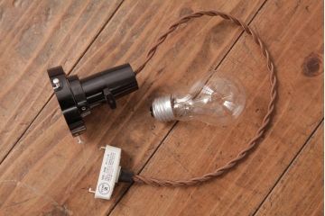 和製アンティーク　戦前　プレスガラスシェードがおしゃれな天井照明(吊り下げ照明)