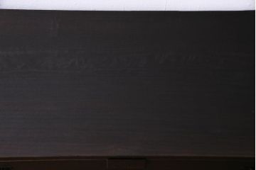 アンティーク家具　和製アンティーク　総桐材　浮造り仕上げ　渋さが漂う刀箪笥ローボード・2段(チェスト、和タンス、桐箪笥、桐たんす)