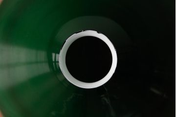 レトロ　戦前　ビビットなグリーンが目を引くペンダントライト(電笠、シェード、天井照明)