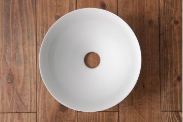 レトロ　戦前　ビビットなグリーンが目を引くペンダントライト(電笠、シェード、天井照明)