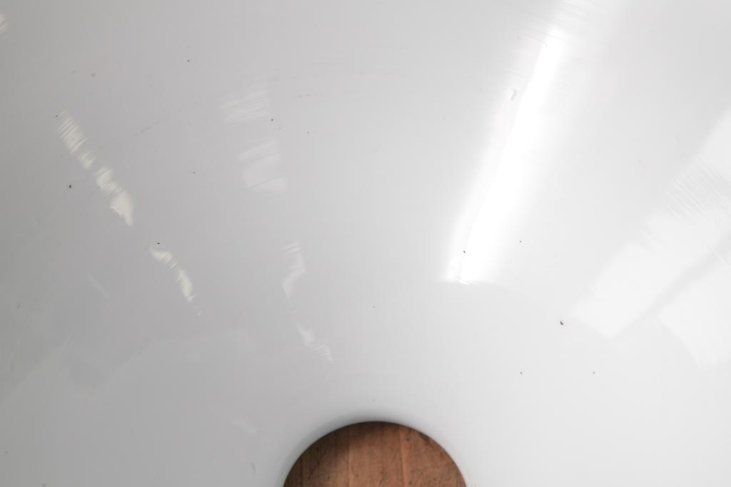 レトロ　戦前　ビビットなグリーンが目を引くペンダントライト(電笠、シェード、天井照明)