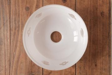 昭和初期　戦前　可愛らしい図柄のペンダントライト(電笠、シェード、天井照明)