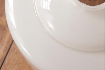 昭和初期　戦前　シンプルな円柱型のペンダントライト(電笠、シェード、天井照明)