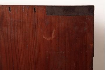 アンティーク家具　昭和初期　ヒノキ材　懐かしさと味わい深さが漂う小型収納棚(収納箱、書箱)