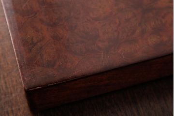 アンティーク雑貨　和製アンティーク　楠材　しっとりとした艶が美しいシンプルな文箱(木箱、収納箱)