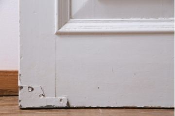 フランスアンティーク　両開き　透かしがおしゃれなフレンチシックな親子ドア(ガラスドア、扉)