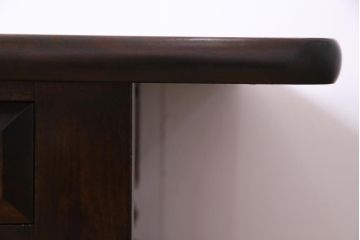 中古　特注品　松本民芸家具　引き出し付き　高級感のあるローテーブル(センターテーブル、座卓)