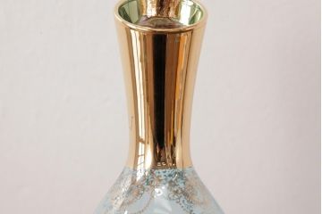 アンティーク雑貨　西洋ビンテージ　ヴェネチアングラス(ベネチアングラス)　ムラーノガラス　気品漂うデキャンタ(デカンタ、水差し、ムラノガラス)