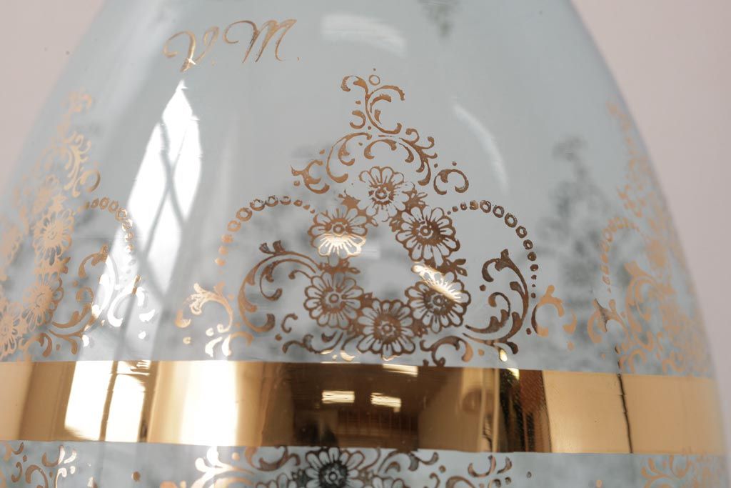 ヴェネチア　ムラーノガラス　デキャンタセット　8点　アレキサンドライトガラス ヴェネチア ムラーノガラス デキャンタセット 8点