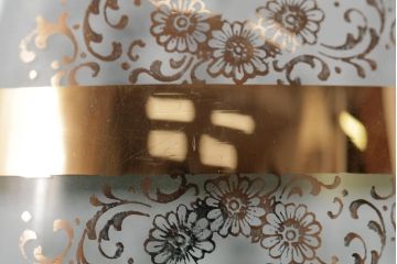 アンティーク雑貨　西洋ビンテージ　ヴェネチアングラス(ベネチアングラス)　ムラーノガラス　気品漂うデキャンタ(デカンタ、水差し、ムラノガラス)