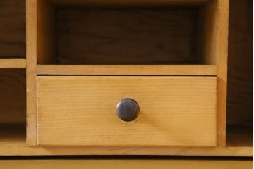 アンティーク家具　和製アンティーク　ナラ材　上手物　大正ロマンの雰囲気漂うロールトップデスク(ライティングビューロー、机、在宅ワーク、在宅用蛇腹)