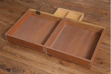 アンティーク家具　和製アンティーク　ナラ材　上手物　大正ロマンの雰囲気漂うロールトップデスク(ライティングビューロー、机、在宅ワーク、在宅用蛇腹)