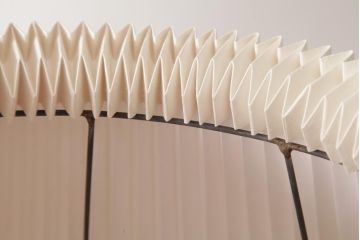 中古　松本民芸家具　上質さを際立たせるデザインのA型フロアスタンド(照明)