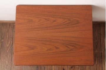 ヴィンテージ家具　イギリスビンテージ　チーク材　レトロな雰囲気漂うシンプルなワゴン(トロリー)