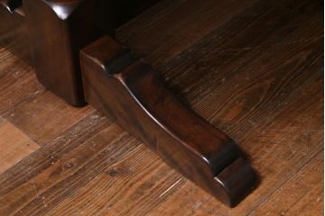 中古　松本民芸家具　特注品!　特大サイズ　高級感あふれるダイニングテーブル(食卓)(定価約80万円)