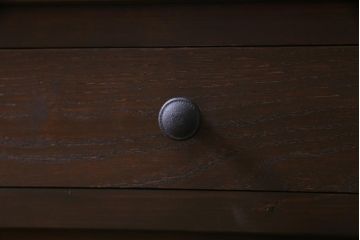 ラフジュ工房オリジナル　建具リメイク　懐かしく落ち着いた雰囲気の引き出し付きテレビボード(収納棚、サイドボード、戸棚)