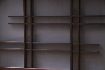 ラフジュ工房オリジナル　建具リメイク　懐かしく落ち着いた雰囲気の引き出し付きテレビボード(収納棚、サイドボード、戸棚)