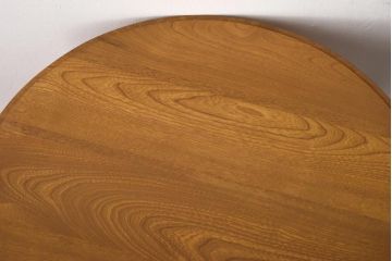 レトロ家具　昭和レトロ　栓材　あたたかな空間づくりに活躍するコーヒーテーブル(ラウンドテーブル、花台)