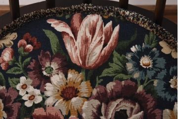 ヴィンテージ家具　イギリスビンテージ　ERCOL(アーコール)　ゴールドスミス　クッション付きダイニングチェア(椅子)