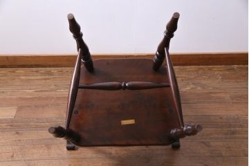 中古　松本民芸家具　#44A型　ウィンザーチェア(アームチェア、椅子、ウインザーチェア)(定価約18万円)(R-034571)