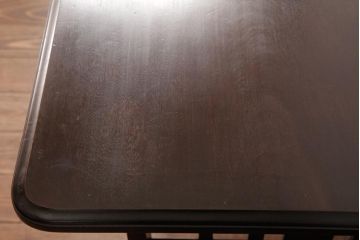 中古　山葉(ヤマハ、日本楽器)　レトロモダンな折りたたみ式のサイドテーブル(折り畳み机)