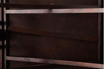 中古　山葉(ヤマハ、日本楽器)　レトロモダンな折りたたみ式のサイドテーブル(折り畳み机)