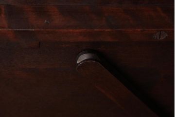 中古　山葉(ヤマハ、日本楽器)　レトロモダンな折りたたみ式のサイドテーブル(折り畳み机)