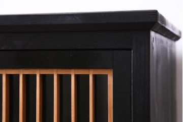 ラフジュ工房オリジナル　古建具リメイク　組子　和モダンな雰囲気が魅力の収納棚(書院戸、戸棚)