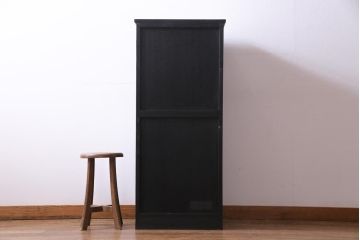 ラフジュ工房オリジナル　古建具リメイク　組子　和モダンな雰囲気が魅力の収納棚(書院戸、戸棚)