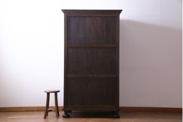 中古　松本民芸家具　#45型　洗練された美しさが漂うワードローブ(洋服タンス、衣装箪笥、収納棚)(定価約49万円)(R-034581)